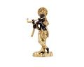 Shri Krishna Brass Statue for Puja, Home Mandirs, Gifts 4.5 X 4.5 X 11 In Shri Krishna Brass Statue for Puja, Home Mandirs, Gifts 4.5 X 4.5 X 11 In