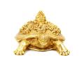 Vishnu Vahana Kurma Murti vishnu Yantra Brass Material Statue For Puja, Home Mandir, Gifts 15 X 7 X 10 In