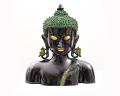 Lord Buddha Brass Statue - Buddha Idol Statue for Garden, Puja, Home Mandirs, Gifts 4 X 10 X 9 In