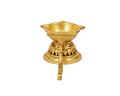 Aarti Pooja Small Diya Brass Material for Aarti, Home, Puja, Mandir, Gifts 3 X 2.5 X 5.5 In Aarti Pooja Small Diya Brass Material for Aarti, Home, Puja, Mandir, Gifts 3 X 2.5 X 5.5 In