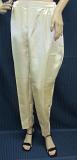 Raw Silk Straight Trouser Pants Pearls Embellished Raw Silk Straight Trouser Pants Pearls Embellished