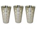 Stainless Steel Traditional Lassi Glass 6" Tall (3 Pcs)