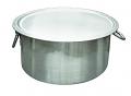Heavy Duty Large Aluminum Stock Pot (Patila) w/ Lid 22" to 26"