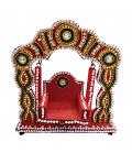 Decorative Krishna Jhula, Kanha Gopal Swing for Janmashtami 9" Decorative Krishna Jhula, Kanha Gopal Swing for Janmashtami 9"