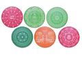 DIY Assorted Design Rangoli Stencils 12" Round Each (Set of 6 Pcs)