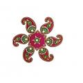 Acrylic Rangoli in Beautiful Traditional Design w/ Meena & Bead Work Acrylic Rangoli in Beautiful Traditional Design w/ Meena & Bead Work