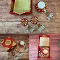 Banarsi Print Diwali Gift Box 4"x4" Banarsi Print Diwali Gift Box 4"x4"