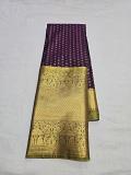 Small Buttas Purple Saree