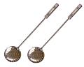 Stainless Steel 25" Long Strainer Laddle (2 Pcs) Stainless Steel 25" Long Strainer Laddle (2 Pcs)