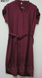 Short Sleeves Kurti in Plain Solid Colors, Linen Tunic in Medium Size