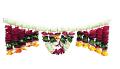 Bright Flowers Traditional Design Door Hanging / Toran / Bandarwar 36" Bright Flowers Traditional Design Door Hanging / Toran / Bandarwar 36"