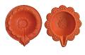 144 Pcs Traditional Design Plain Wholesale Earthen Clay Diya for Diwali