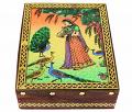 Traditional Design Handmade Wooden Box for Decor & Gift 2 Pcs - 7"X5"