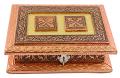 Traditional Design Oxidized Return Gift Dry Fruit w/ Copper Trim 7"X5"