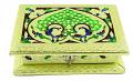 Ethnic Meenakari Peacock Design Small Dry Fruit Gift Box / Home Decor 7"X5"