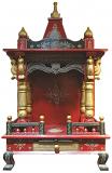 Open Style Handmade Handpainted Savan Wooden Mandir 24"*12"