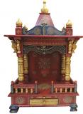 Open Style Savan Wooden Hindu Altar Temple (Mandir) for Home 30" * 18"
