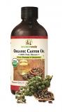 3 x 100ml Pure USDA Cold Pressed Organic Castor Oil 3 x 100ml Pure USDA Cold Pressed Organic Castor Oil
