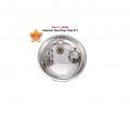 Traditional Pooja Thali Set w/ Diya, Incense Holder & Katori 9"