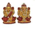 Artistic Lakshmi Ganesh Murti 4"
