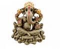 Eco-friendly Clay 4" Ganpati Idol for Ganesh Chaturthi Puja Visarjan