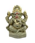 Eco-friendly Pure Clay 4" Ganpati Idol for Ganesh Chaturthi Puja Visarjan Eco-friendly Pure Clay 4" Ganpati Idol for Ganesh Chaturthi Puja Visarjan