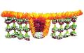 Traditional Flowers Door Garland / Toran Pooja, Diwali Wedding Decor 36"