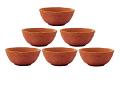 6 Pcs Handmade Natural Earthen Clay Bowls / Katori / Vati 3.75" 6 Pcs Handmade Natural Earthen Clay Bowls / Katori / Vati 3.75"