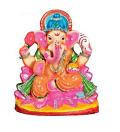 8" Ganpati Visarjan Natural Mitti Clay Murti for Ganesh Chaturthi 8" Ganpati Visarjan Natural Mitti Clay Murti for Ganesh Chaturthi