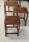 Hand Painted Nesting Table Set Hand Painted Nesting Table Set