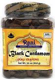 Rani Black Cardamom Pods (Kali Elachi) Whole Indian Spice 11oz (312g) Pet Jar ~ Natural | Vegan | Gluten Free Ingredients | NON-GMO | Indian Origin ~ Smokey | Tsaoko | Cao Guo | Bach Dan...
