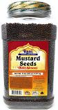 Rani Black Mustard Seeds Whole Spice (Rai Sarson) 80oz (5lbs) PET Jar, All Natural ~ Gluten Free Ingredients | NON-GMO | Vegan | Indian Origin