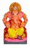 Ganesha Visarjan 6" Mitti / Clay Murti for Ganesh Chaturthi - All Natural Ganesha Visarjan 6" Mitti / Clay Murti for Ganesh Chaturthi - All Natural
