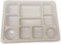 10 Compartment Disposable Plastic Plates - 100 pcs Thali 10 Compartment Disposable Plastic Plates - 100 pcs Thali