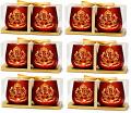 Ganesh Candle Holder for Puja, Decor, Return Gift - 6 Sets (12 Pcs) 4" Ganesh Candle Holder for Puja, Decor, Return Gift - 6 Sets (12 Pcs) 4"