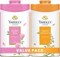 Yardley London Floral Talcum Powder, long lasting fragrance, sweat free, all day pleasant smell, 250gm x2 (English Rose, Imperial Sandalwood) Yardley London Floral Talcum Powder, long lasting fragrance, sweat free, all day pleasant smell, 250gm x2 (English Rose, Imperial Sandalwood)