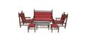 Sankheda Handcrafted Chair Sofa Set Six Pieces Sankheda Handcrafted Chair Sofa Set Six Pieces