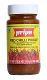 Priya Red Chilli Pickle w/ Garlic 300 gms Priya Red Chilli Pickle w/ Garlic 300 gms
