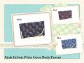 Ajrak Ethnic Print Crossbody Purses Ajrak Ethnic Print Crossbody Purses
