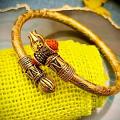 Blessing of Shiva Gold Brass Bracelet Blessing of Shiva Gold Brass Bracelet