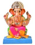 Tamil Vinayagar Ganpati Visarjan Eco-Friendly Clay Murti for Ganesh Chaturthi Puja 6" - 12"