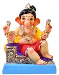 Bal Ganesh Ganpati Visarjan Eco-Friendly Clay Murti for Ganesh Chaturthi Puja 6" - 12" Bal Ganesh Ganpati Visarjan Eco-Friendly Clay Murti for Ganesh Chaturthi Puja 6" - 12"