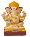 Gattu Ganpati Visarjan Eco-Friendly Clay Murti for Ganesh Chaturthi Puja 6" - 12" Gattu Ganpati Visarjan Eco-Friendly Clay Murti for Ganesh Chaturthi Puja 6" - 12"