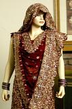 Maroon Georgette Lehenga Choli, Dupatta w/ Cut & Heavy Stone Work