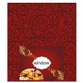 25 Pcs Fancy Design Brown Empty Sweet Folding Box - 500 Gm
