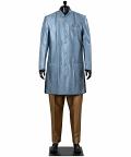 Traditional Indian Sherwani for Men - Light Blue (S to 3XL)