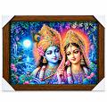 Radha Krishna Divine Vrindavan Crystal Resin Frame – 14" x 20" Radha Krishna Divine Vrindavan Crystal Resin Frame – 14" x 20"