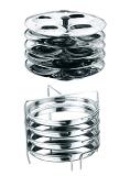 Vinod Wire Stand Dhokla and Idli plates 4 plates each Vinod Wire Stand Dhokla and Idli plates 4 plates each