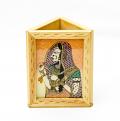 Wooden Pen Stand w/ Mughal Gemstone Artwork Wooden Pen Stand w/ Mughal Gemstone Artwork
