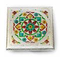 Traditional Pattern Wooden Chowki Bajot for Mandir Decor 6" Traditional Pattern Wooden Chowki Bajot for Mandir Decor 6"